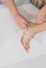 Venatia Stone Light Gold Heeled Shoes - PRE ORDER