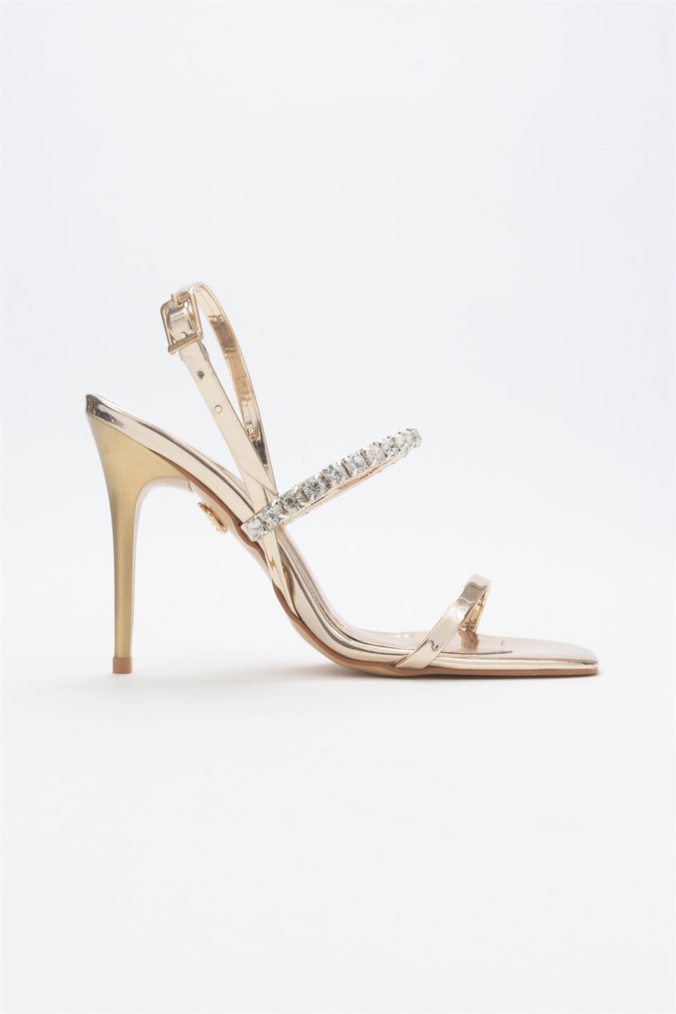 Venatia Stone Light Gold Heeled Shoes