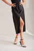 Neraida  Black Silver Heeled Shoes - PRE ORDER
