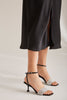 Neraida  Black Silver Heeled Shoes - PRE ORDER