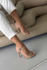 Tease Braided Cream Heeled Shoes - PRE ORDER