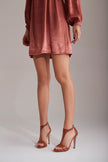 Cinnamon Tan Matte Heeled Shoes - PRE ORDER