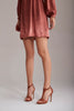 Cinnamon Tan Matte Heeled Shoes - PRE ORDER