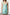 Aqua Green Satin Lace Detailed Rope Strap Knitted Babydoll - Lebbse