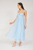 Backless Dress Baby Blue - Lebbse