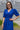 Balloon Sleeve Scallop Dress - DARK BLUE - Lebbse