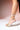BELLON White Skin Women's Ankle Strap High Heel Shoes - Lebbse