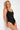 Black Belted V - Neck High Leg Regular Swimsuit - Lebbse