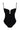 Black Strapless High Leg Regular Swimsuit with Accessories - Lebbse