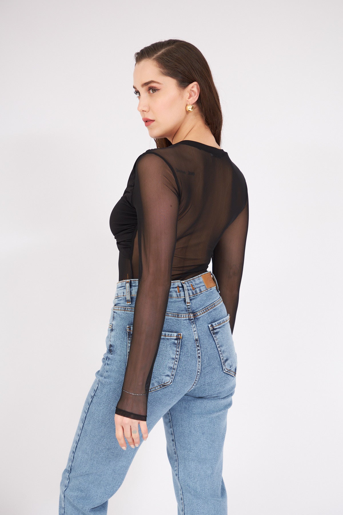 Black Transparent Blouse | Blouse | CLOTHES | Lebbse Black Transparent Blouse | Blouse | CLOTHES | Lebbse