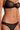 Black Tulle Coverless Underwire Knitted Underwear Set - Lebbse