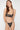 Black Tulle Shiny Printed Coverless Knitted Underwear Set - Lebbse