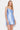 Blue Back Detailed Satin Woven Nightgown - Lebbse