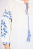 Blue Embroidered Blouse - Lebbse