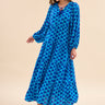 Blue Long Dress - Lebbse
