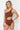 Brown One Shoulder Regular Swimsuit with Accessories - Lebbse