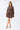 Brown Special Design Shirt Dress - Lebbse