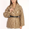 CAMEL Belted Collar Coat - Lebbse