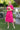 Collared Brode Dress - PINK - Lebbse