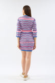 5- فساتين ملونة للمناسبات مصغر محبوك - Colorful Knitted Mini Dress