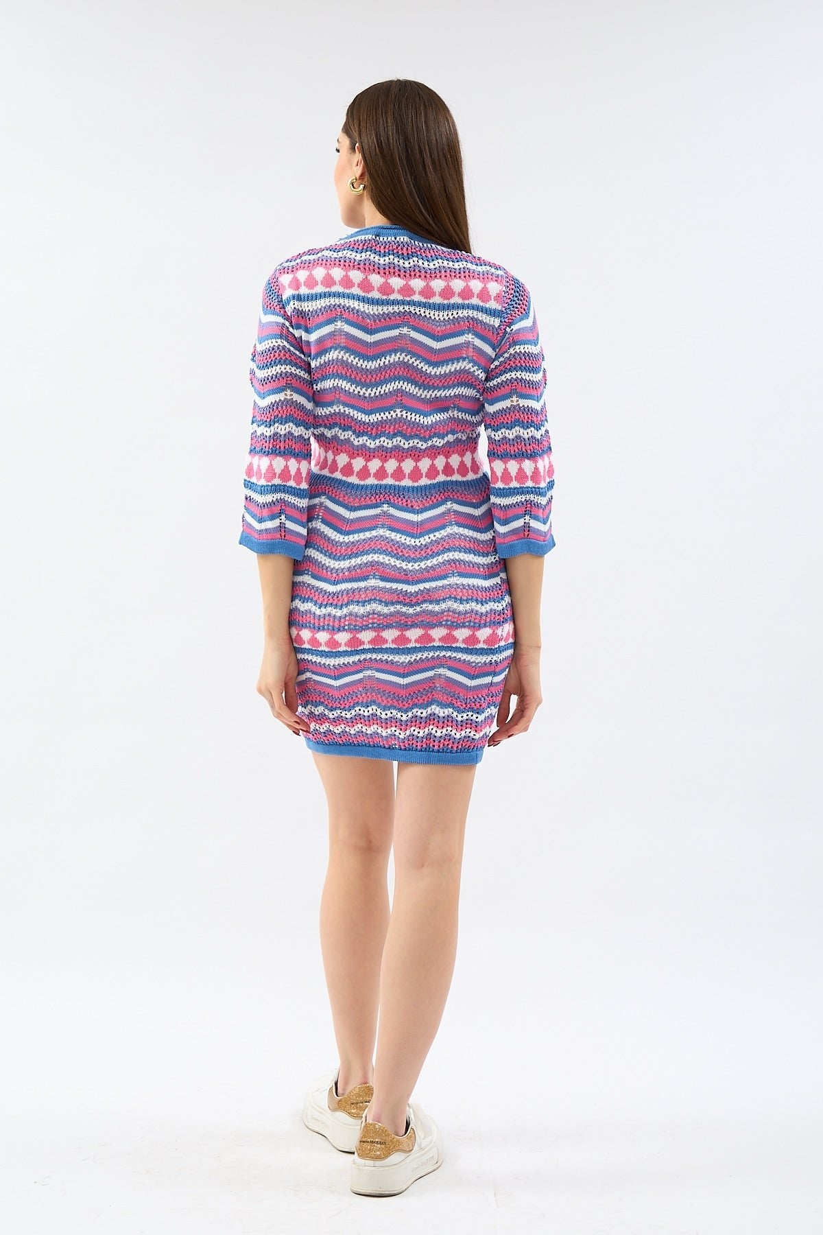 Colorful Knitted Mini Dress | CLOTHES | DRESS | Lebbse Colorful Knitted Mini Dress | CLOTHES | DRESS | Lebbse