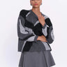 Colorful Patterned Long Sleeve Knitwear Gray - Lebbse