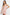 Corded Cotton Knitted Nightgown with Powder Lace and Tie Detail - Lebbse
