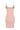 Corded Cotton Knitted Nightgown with Powder Lace and Tie Detail - Lebbse