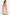 Corded Cotton Knitted Nightgown with Powder Lace and Tie Detail - Lebbse