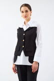 3- قميص نسائي بتفاصيل الكورسيه - CORSET DETAIL SHIRT