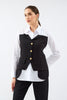 قميص نسائي بتفاصيل الكورسيه - CORSET DETAIL SHIRT