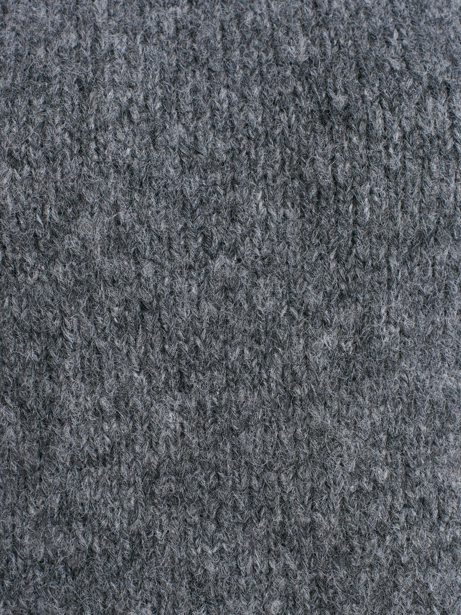 Crew Neck Stitch Detailed Knitwear Sweater - Fume - Lebbse