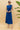 Padded Crinkle Dress - DARK BLUE