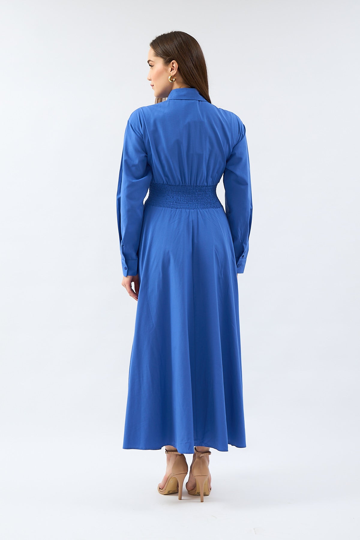 Dark Blue dress with stones on collar | CLOTHES | DRESS | Lebbse Dark Blue dress with stones on collar | CLOTHES | DRESS | Lebbse