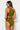 Dark Green One Shoulder Tunnel Regular Swimsuit - Lebbse