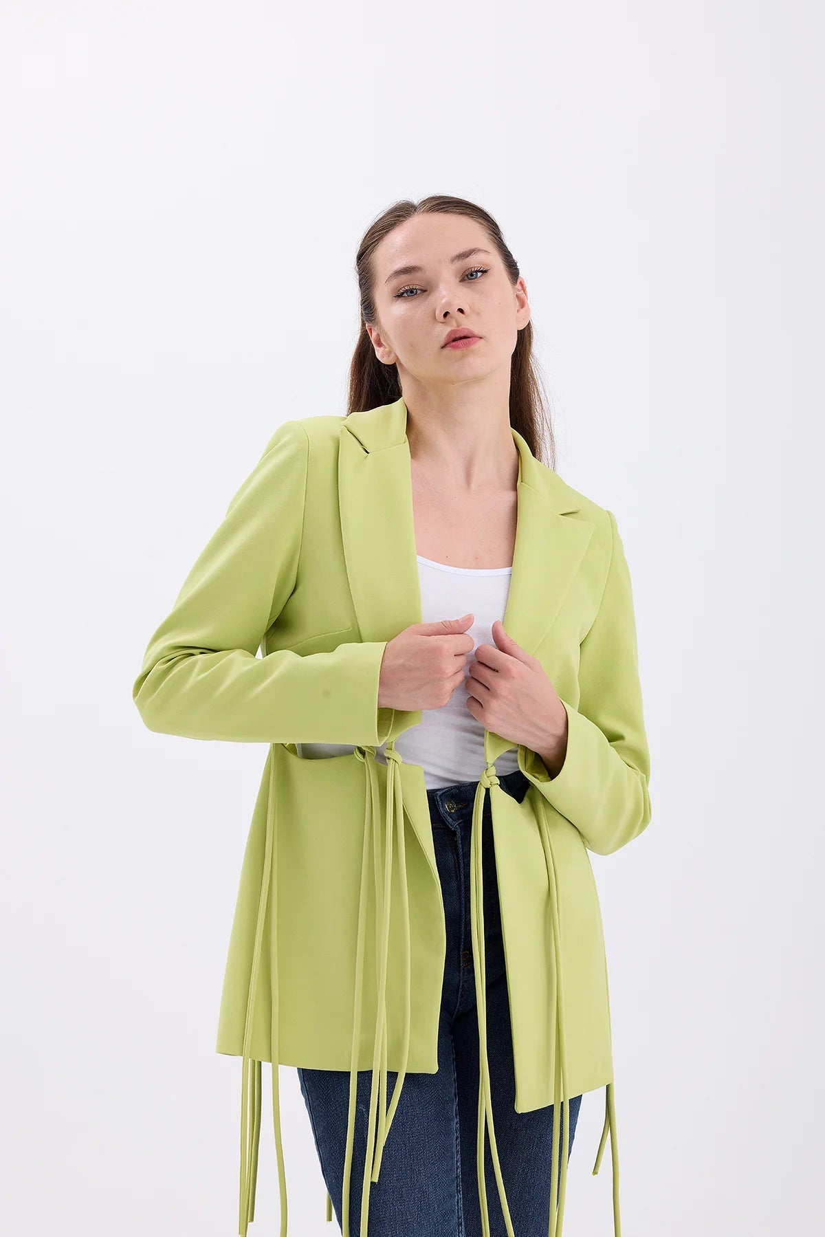 DESIGN OIL GREEN JACKET - Lebbse