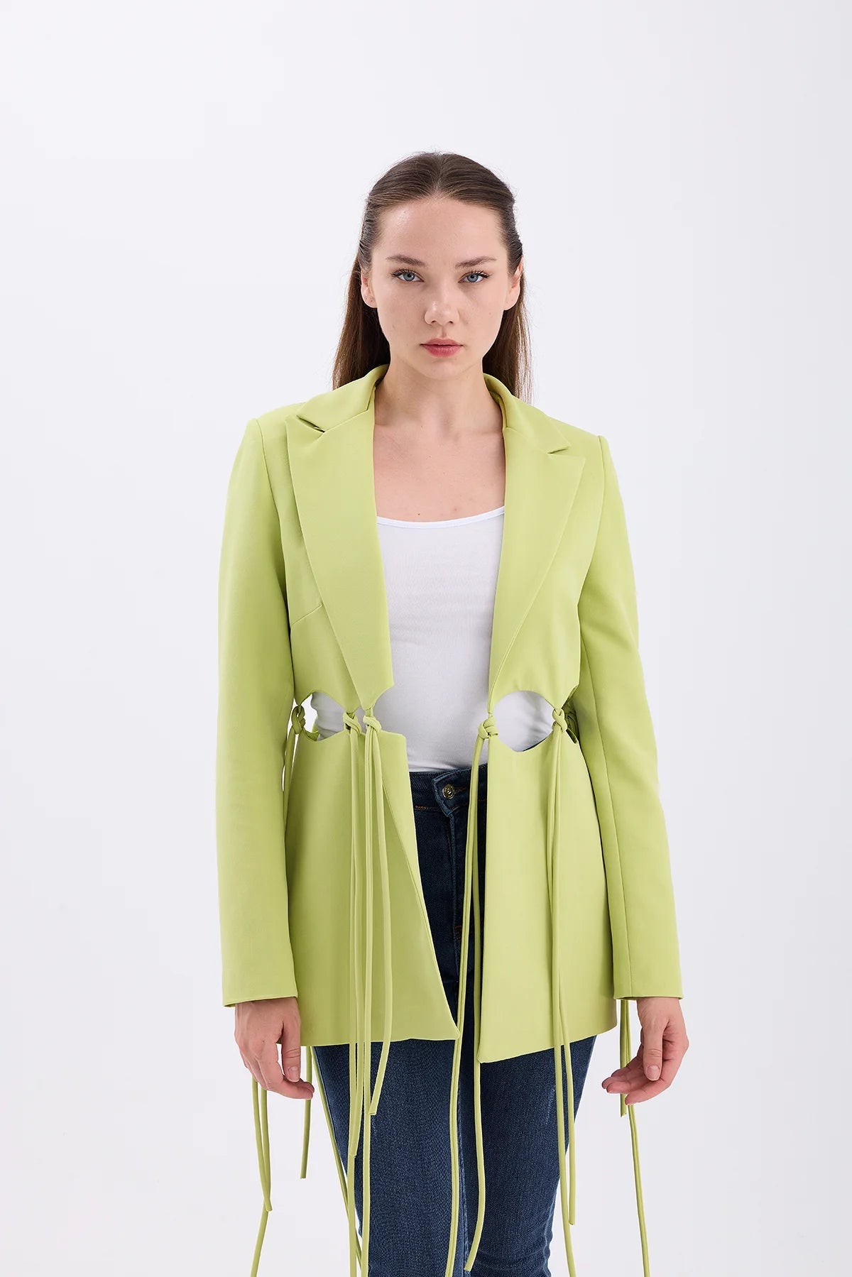 DESIGN OIL GREEN JACKET - Lebbse