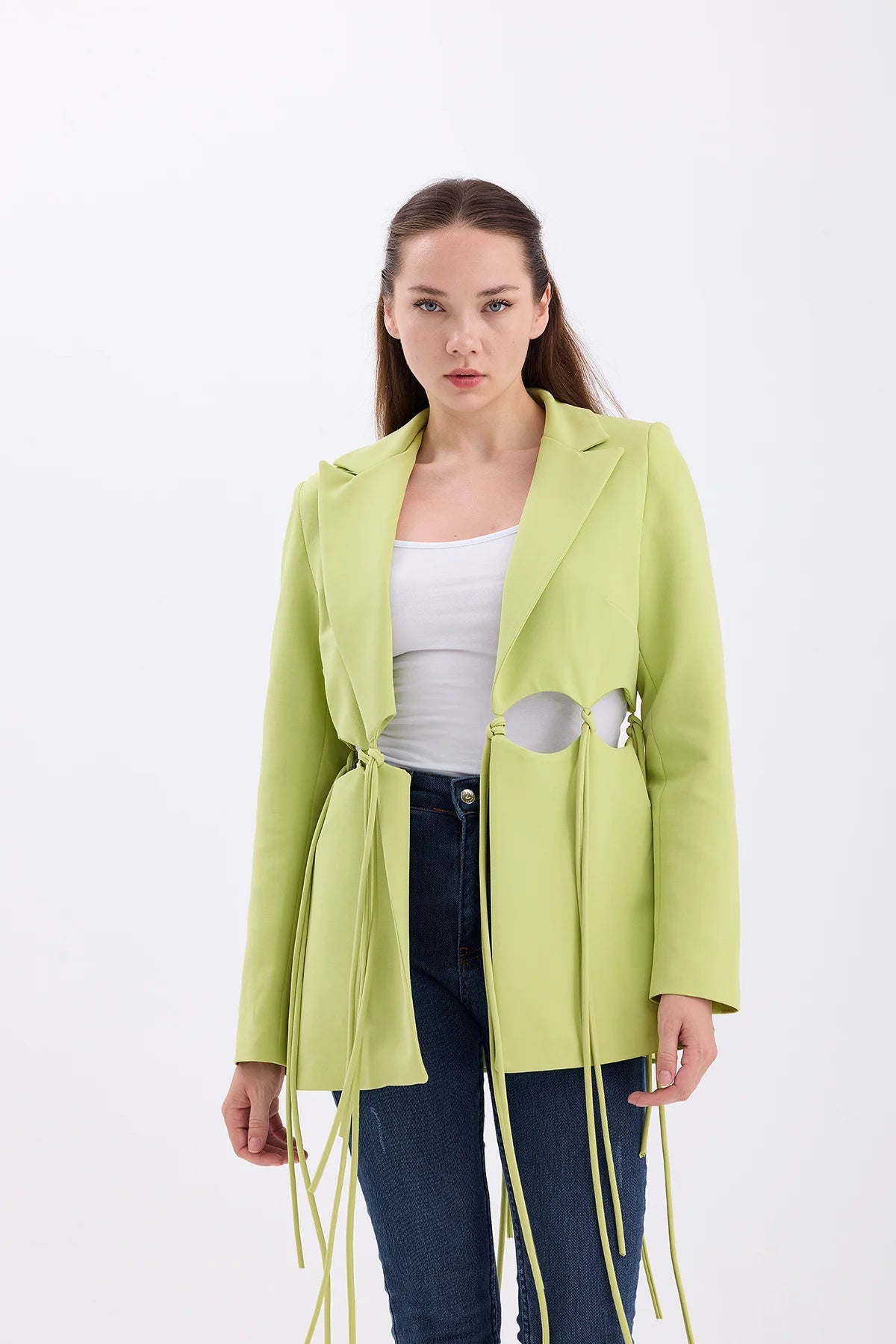 DESIGN OIL GREEN JACKET - Lebbse