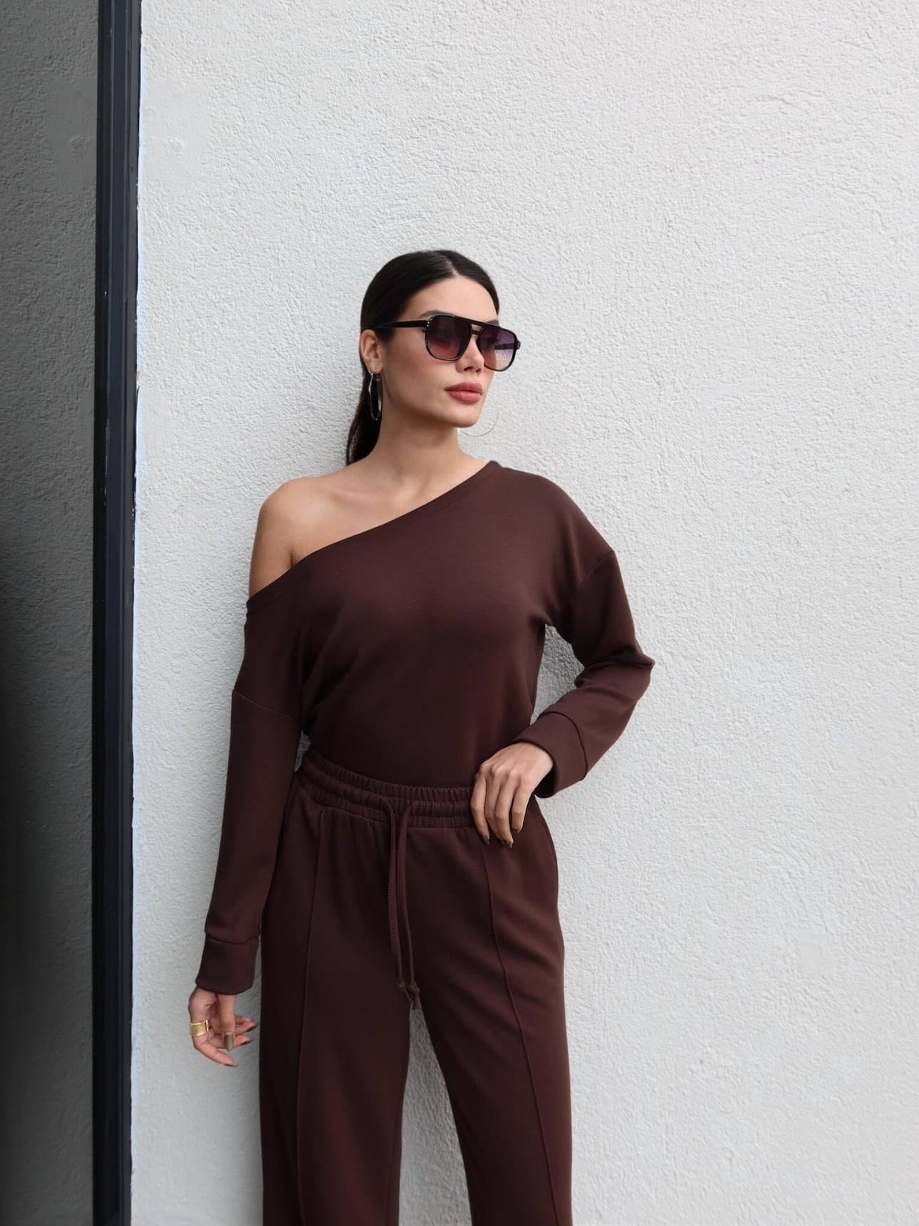 Boat Neck Modal Tracksuit