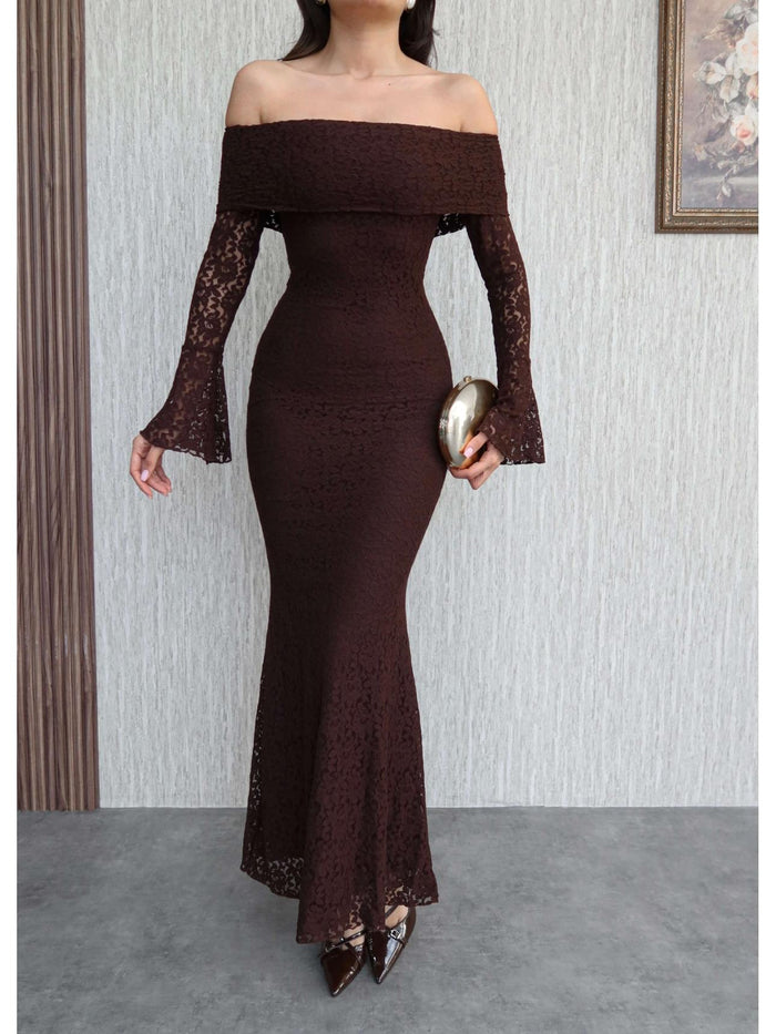 Lined Madonna Collar Dress