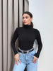 Ribbed Turtleneck Sweater
