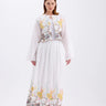 Embroidery Detailed Shirt Skirt Set - Lebbse