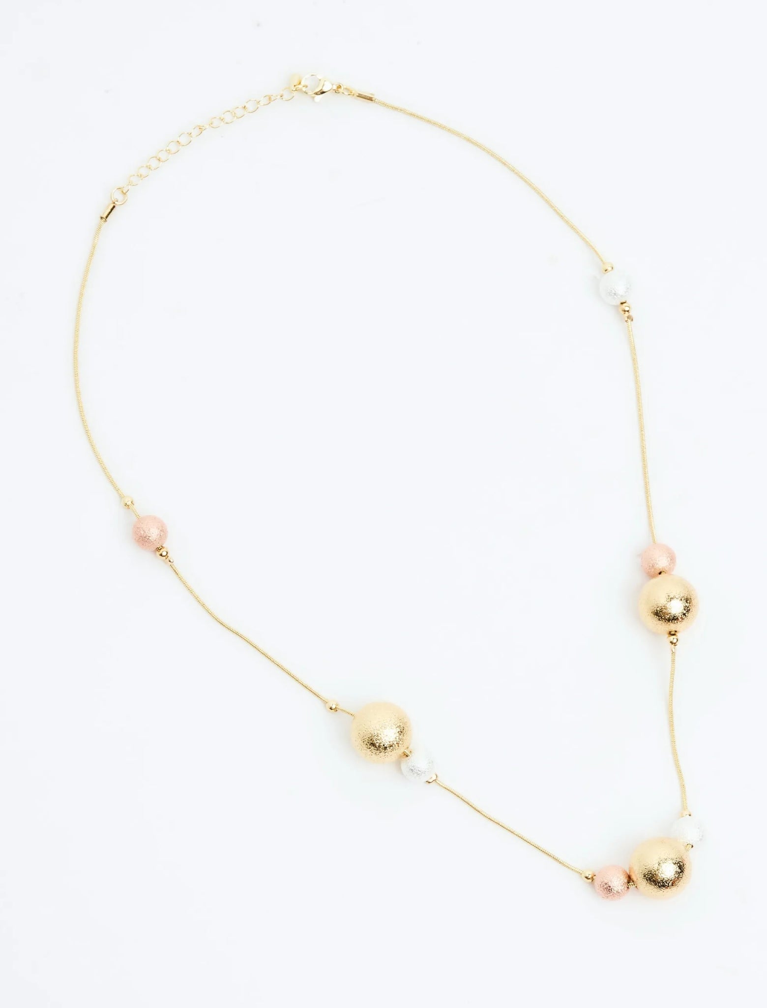 Figured Thin Chain Necklace - Lebbse