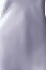 Gray Lace Back Rope Strap Satin Woven Nightgown - Lebbse