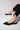 JOKER Black Stone Pointed Toe Women's Sandals - Lebbse