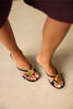 Vintage Buckle Black Women’s Heeled Sandals
