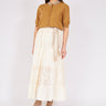 Lace Detailed Skirt Cream - Lebbse