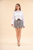 Layered Skirt Zebra Pattern - Lebbse