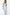 Light Blue Lace Detailed Satin Woven Nightgown - Lebbse