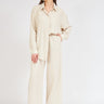 linen beige suit - Lebbse